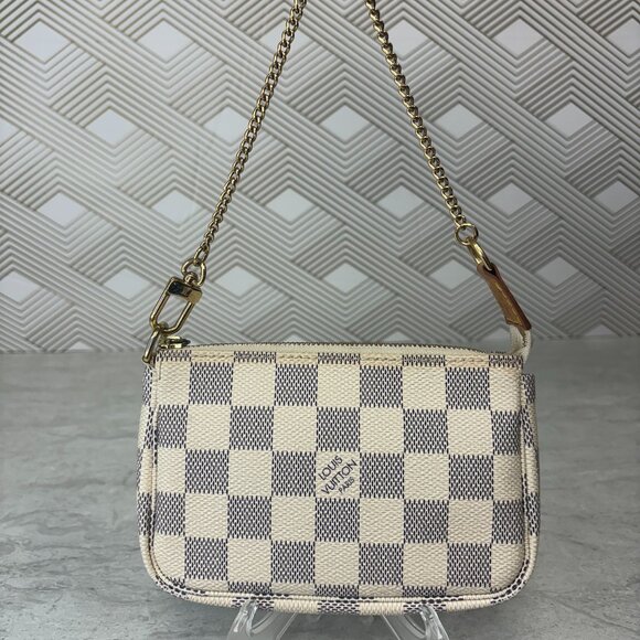 Louis Vuitton Damier Azur Mini Pochette - Picture 1 of 6